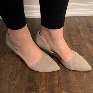 Franco Sarto Suede Wedge Shoes - Size 12